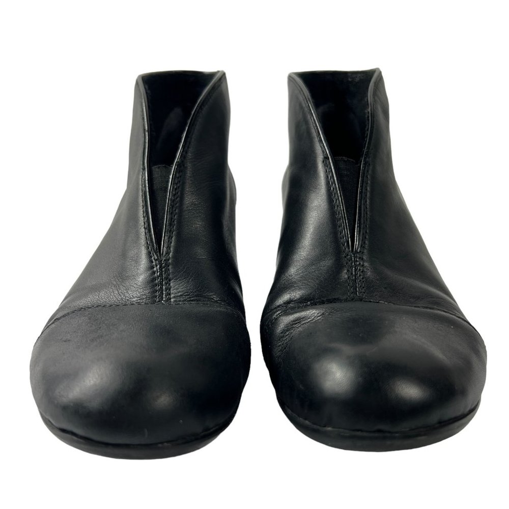 Rieker Antistress Toulouse Ankle Boot Leather Bootie in Black Size 38 US 7 - 6.5